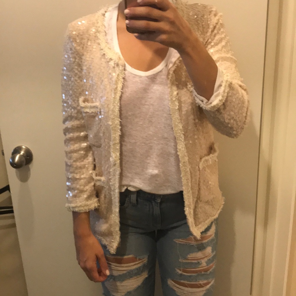 NWT Zara sequin blazer jacket - Small